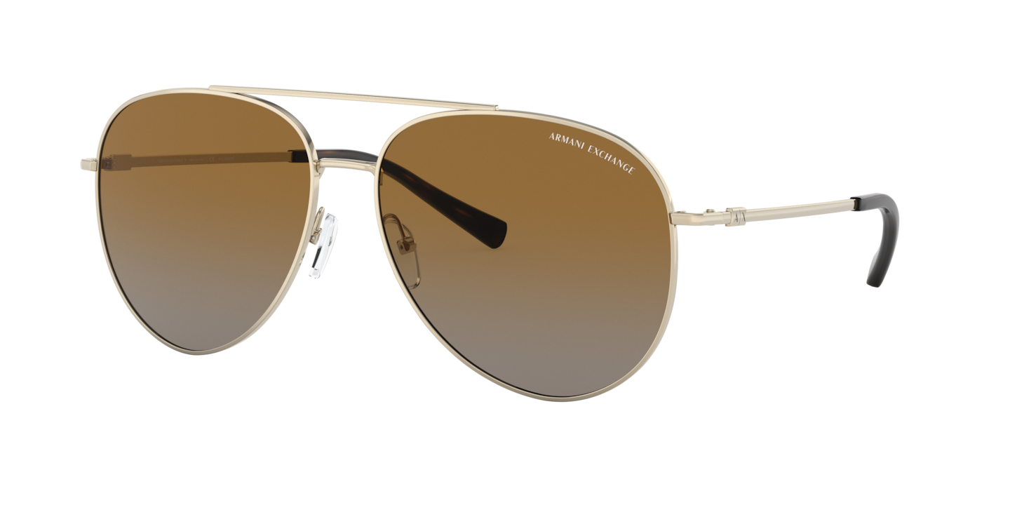 Armani Exchange AX2043S Shiny Pale Gold