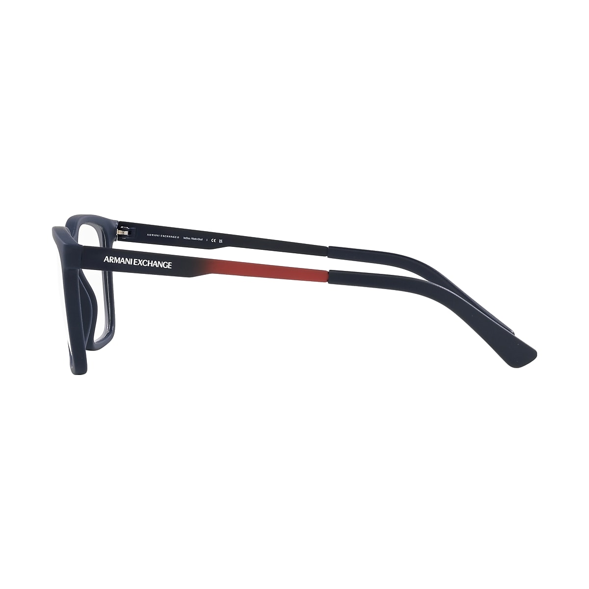 Armani Exchange Matte Blue Eyeglasses | Glasses.com® | Free Shipping