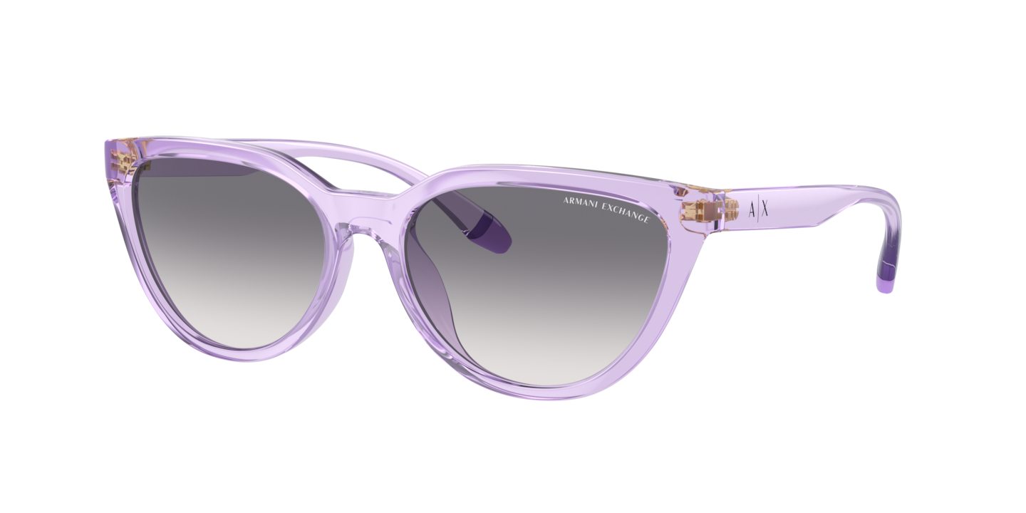 Armani Exchange AX4130SU Shiny Transparent Purple