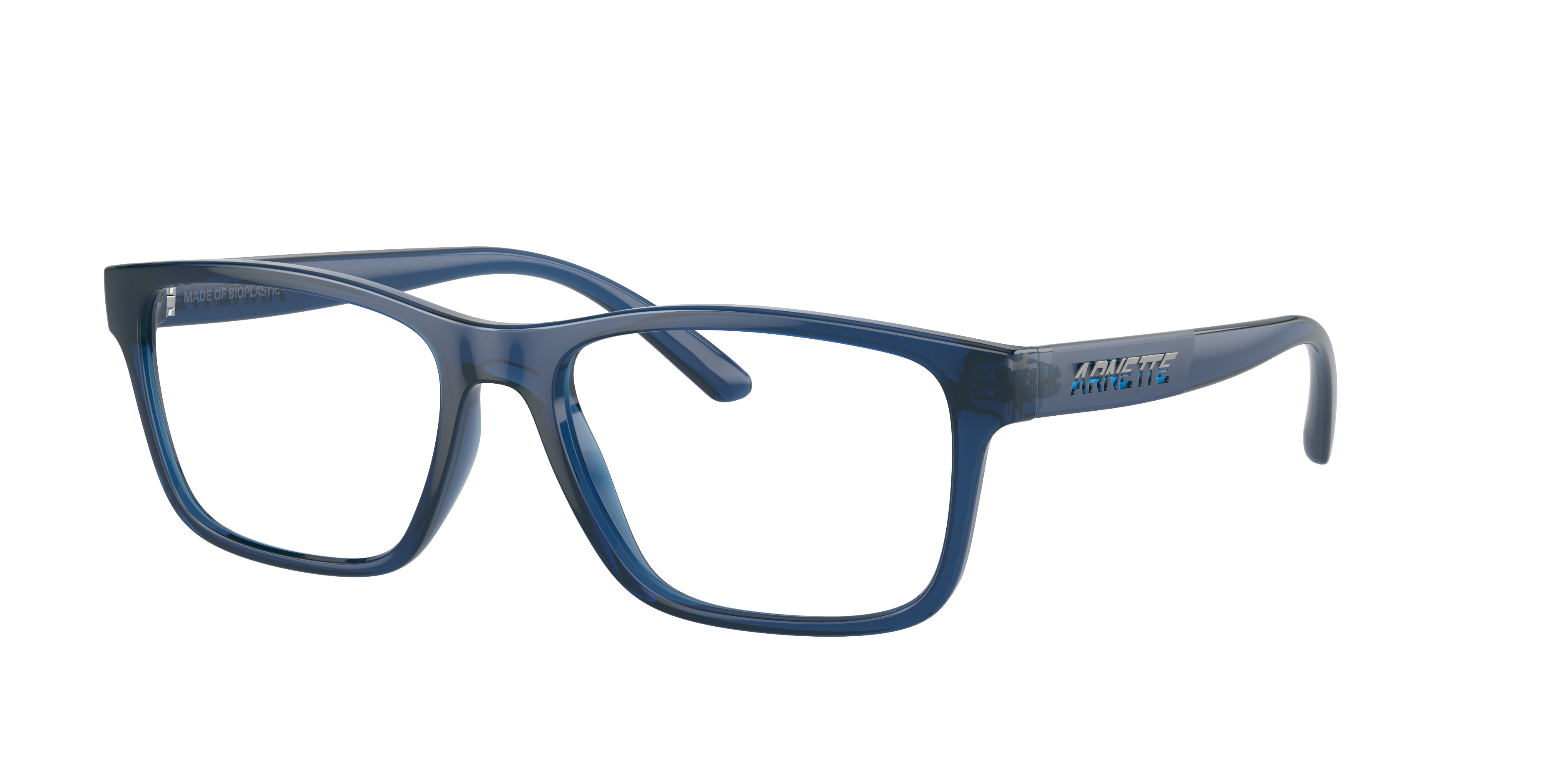 Arnette AN7231 Fakie Transparent Blue Eyeglasses | Glasses.com® | Free ...