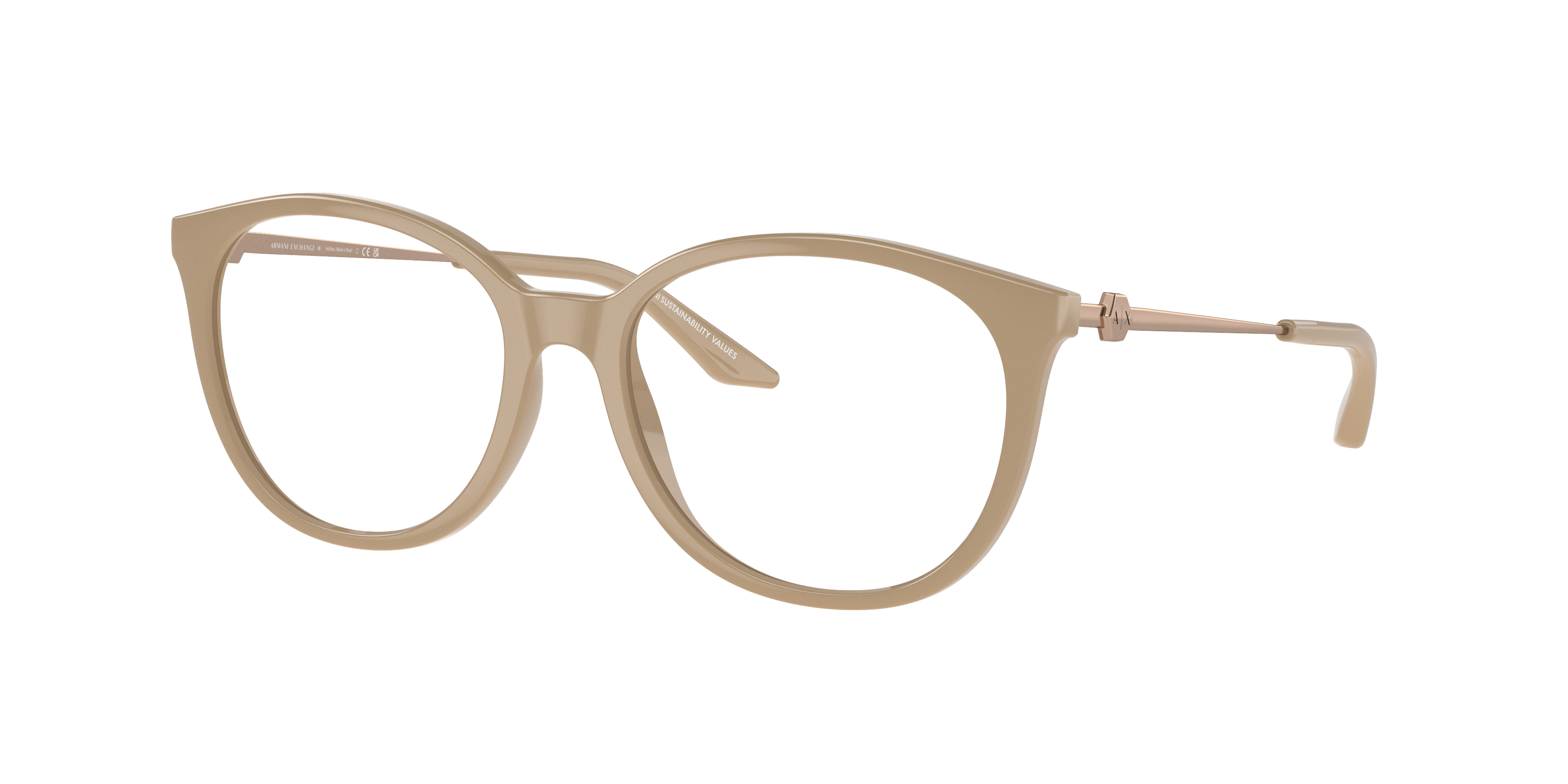 Armani Exchange AX3109 Shiny Tundra Eyeglasses | Glasses.com® | Free ...