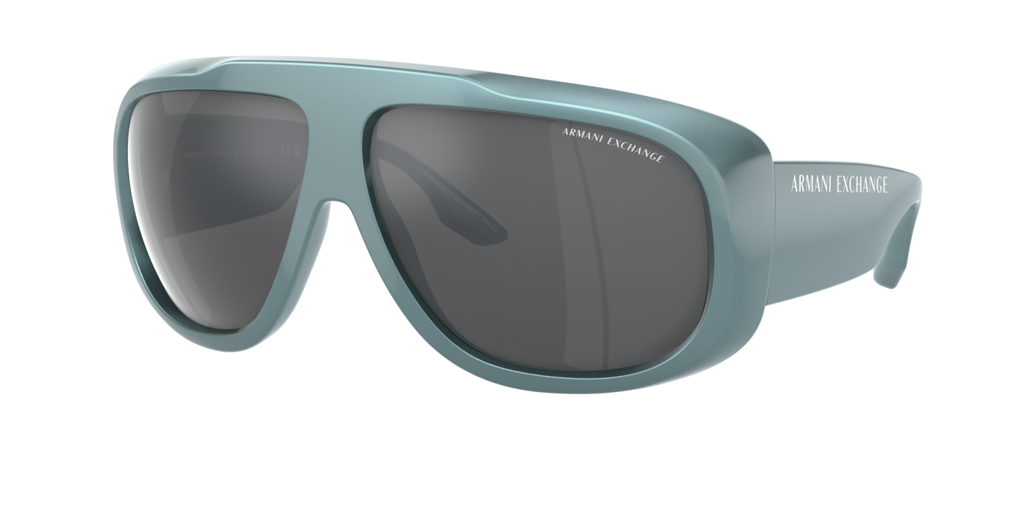 Armani Exchange AX4143SU Metalized Light Blue/Grey