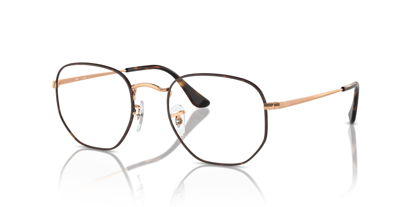 メガネ Ray-Ban Eyeglass Frame RB6448 3106 Hexagonal Retro Eyeglasses Ray-Ban RB6448 Hexagonal Optics | Free Shipping