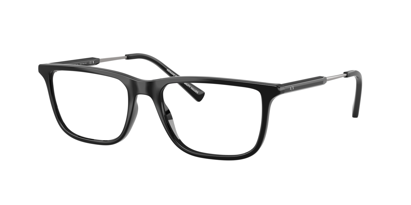 Armani Exchange AX3126 Shiny Black