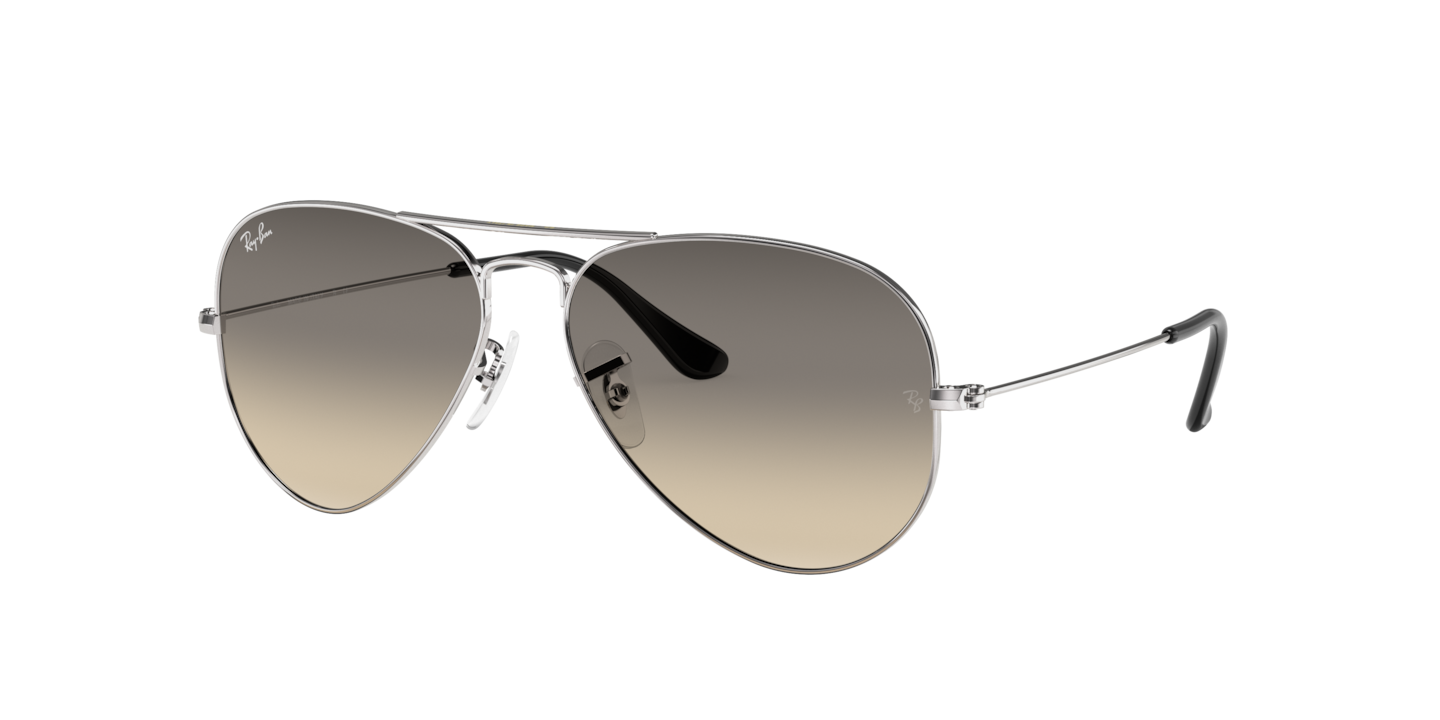 Ray-Ban RB3025 Aviator Gradient Silver