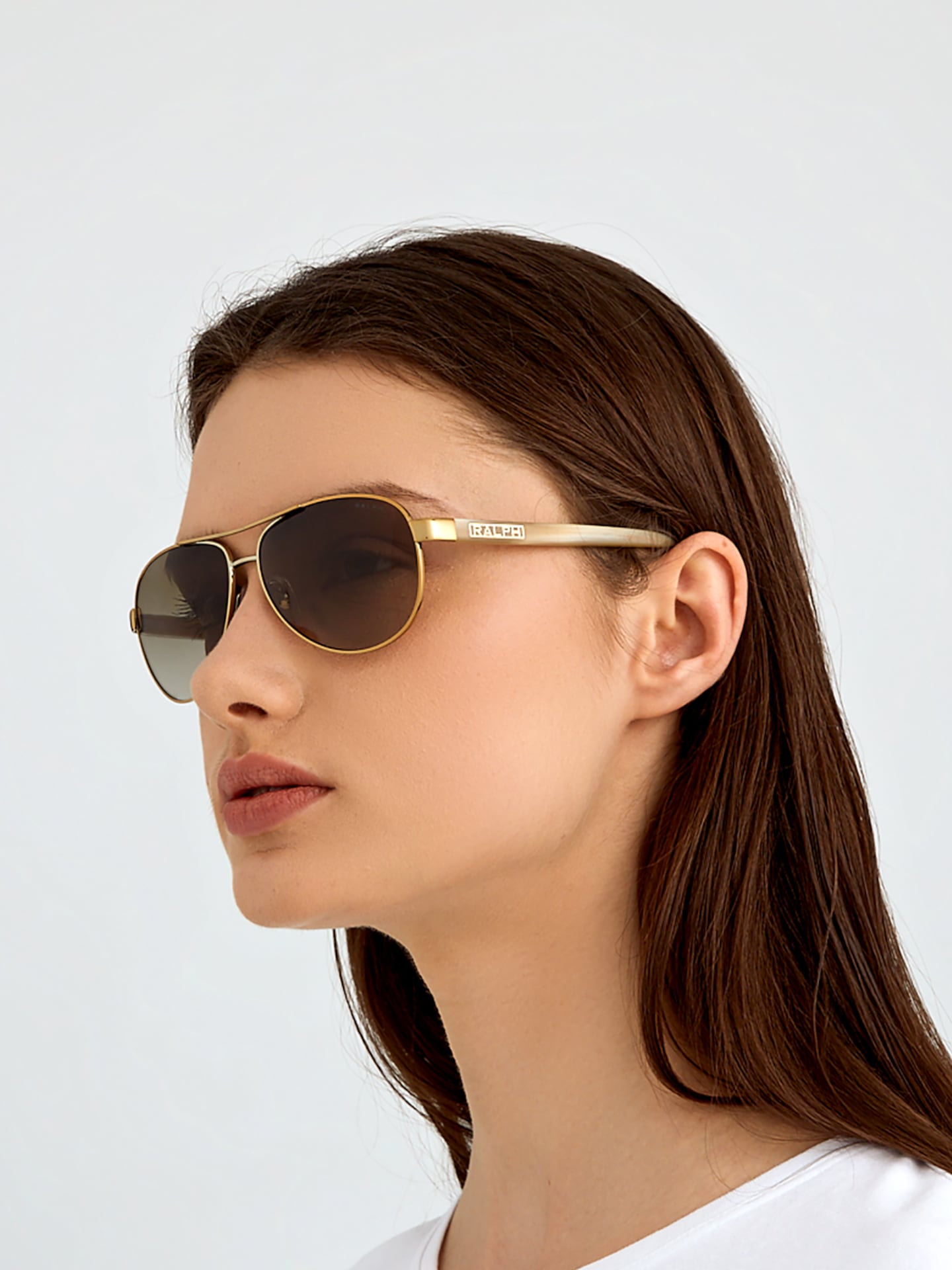 Ralph by Ralph Lauren Shiny Gold Sunglasses ® | Free Shipping