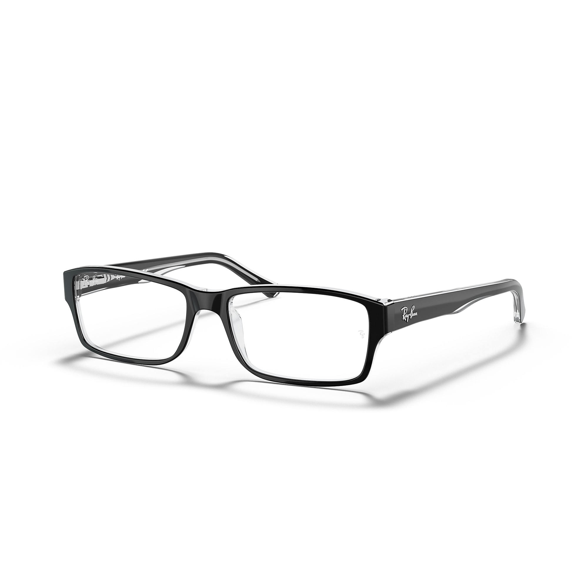 Ray Ban Black On Transparent Eyeglasses Glasses Free Shipping