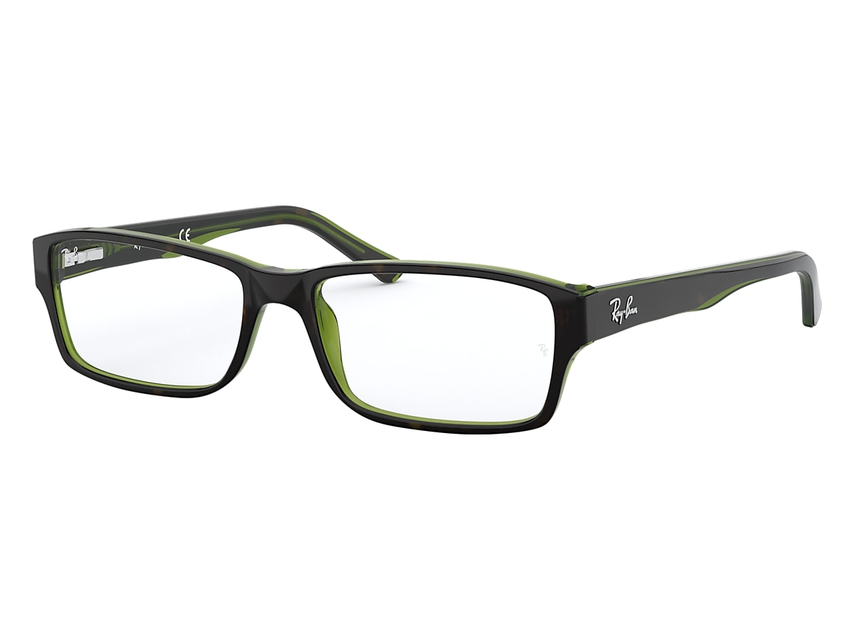 Verkeerd Magazijn Raak verstrikt Ray-Ban Havana On Green Eyeglasses | Glasses.com® | Free Shipping