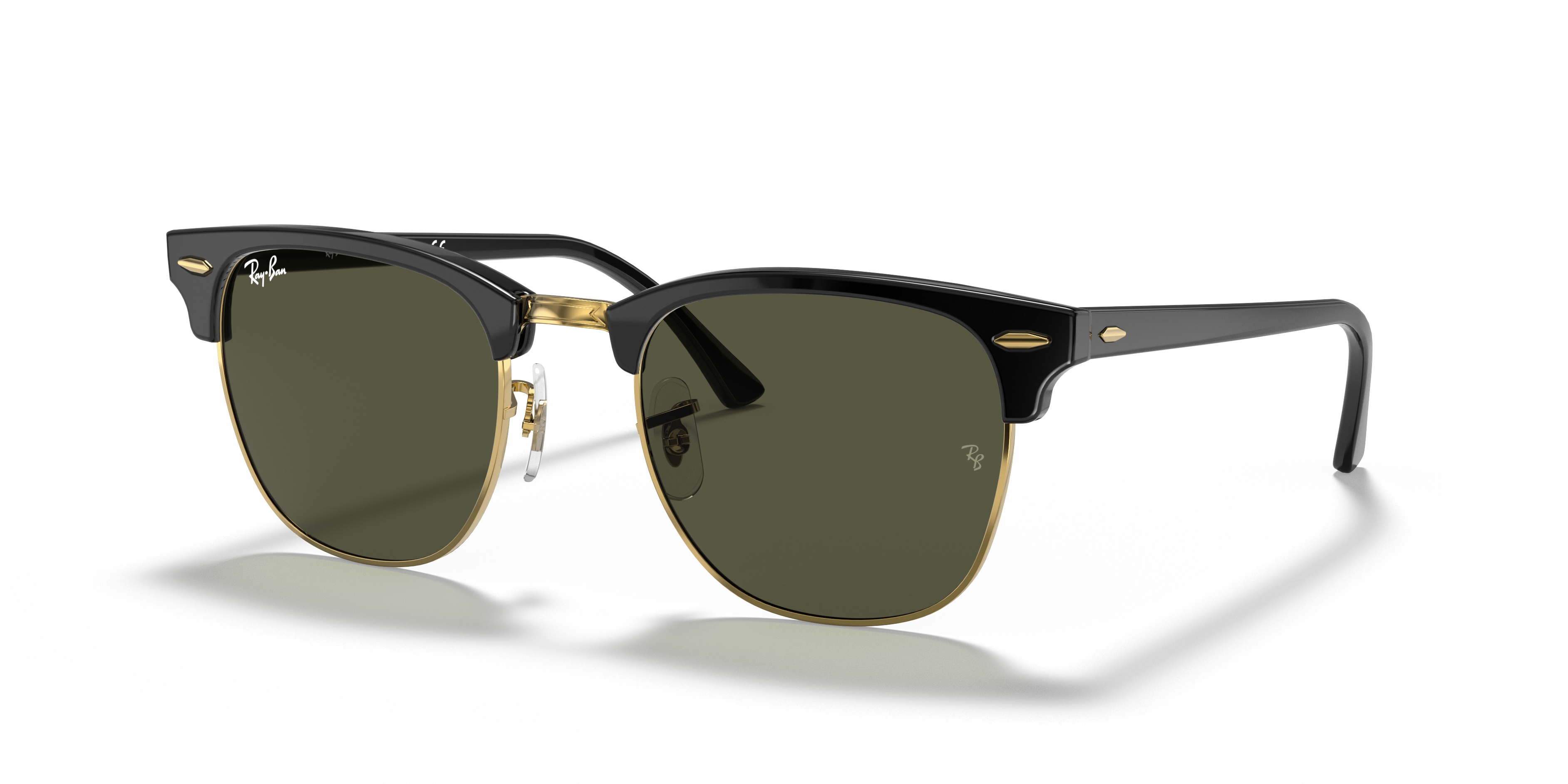 Ray Ban RB4175 Clubmaster Sunglasses Black Gold | Clubmaster sunglasses,  Sunglasses, Ray bans