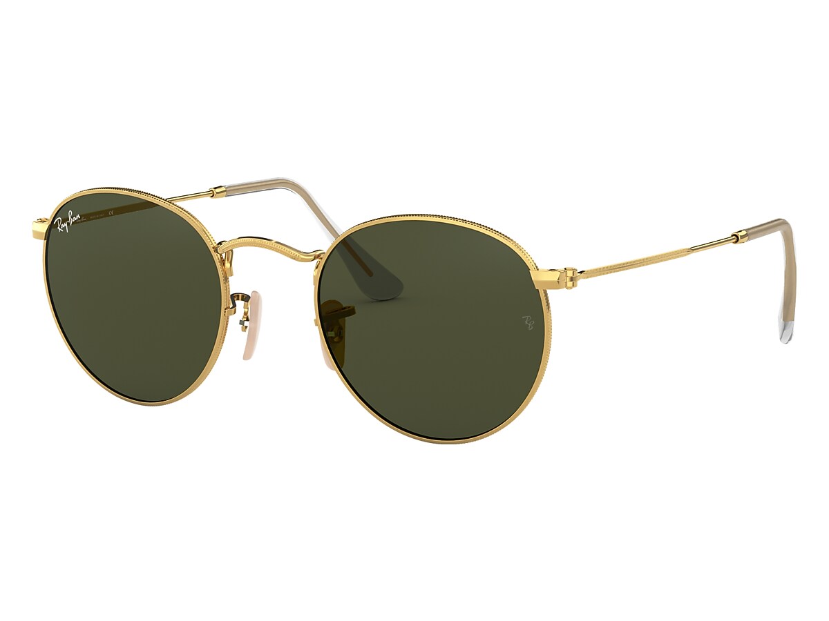 RB3447 002/52 50◽︎21 Sunglasses Ray-Ban Round Metal Black RB3447 002/4O 50-21