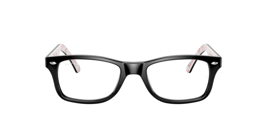 RX5228 Ray-Ban Top Black on White