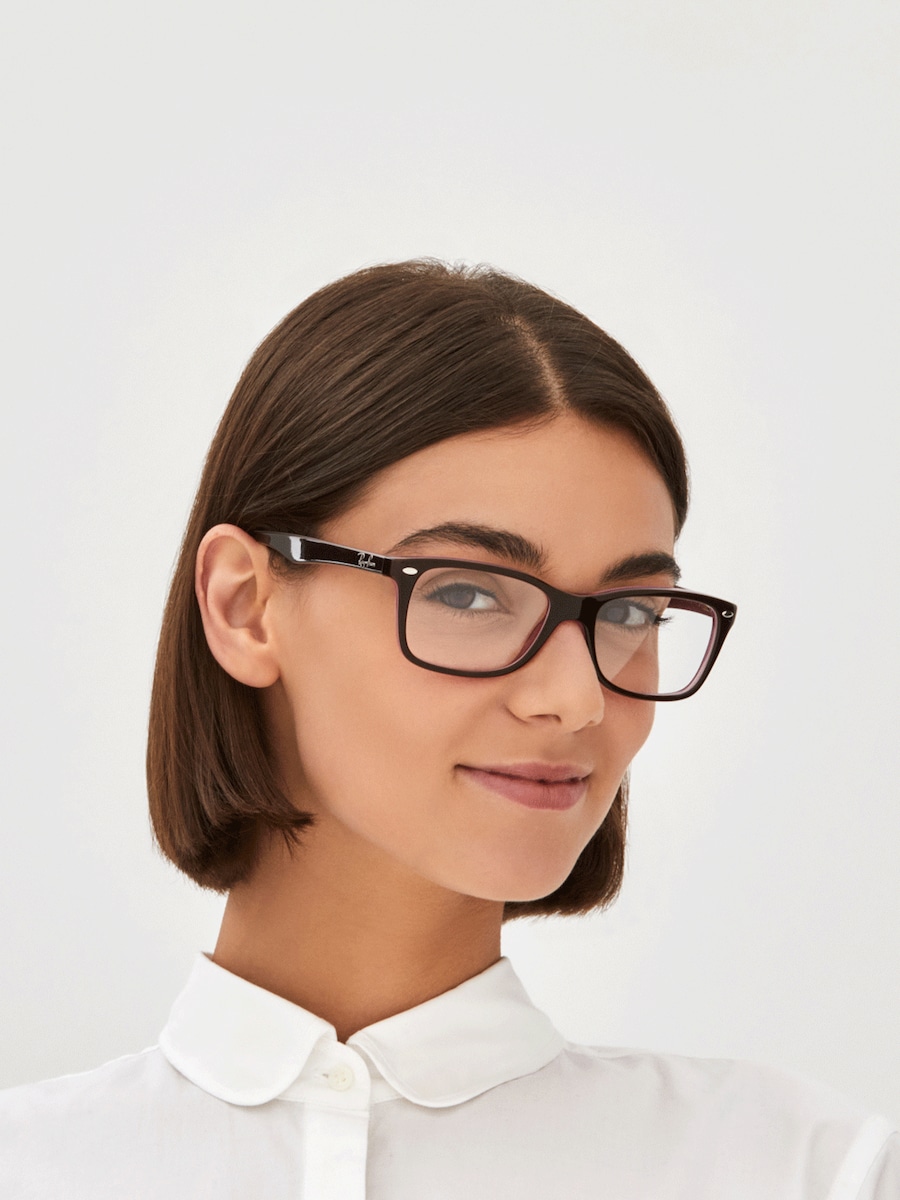 RayBan RX5228 Brown Eyeglasses Free Shipping