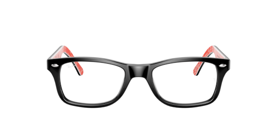 Ray-Ban RX5228 Top Black On Red