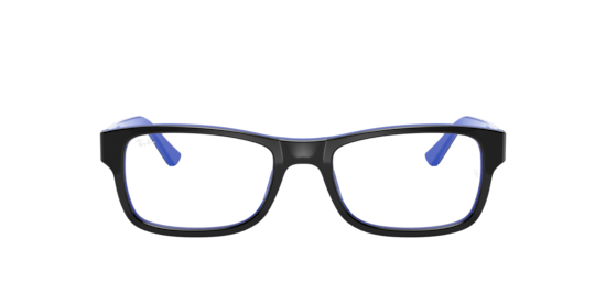 Ray-Ban Black On Blue Eyeglasses | Glasses.com® | Free Shipping Ray-Ban Black On Blue Eyeglasses | Glasses.com® | Free Shipping