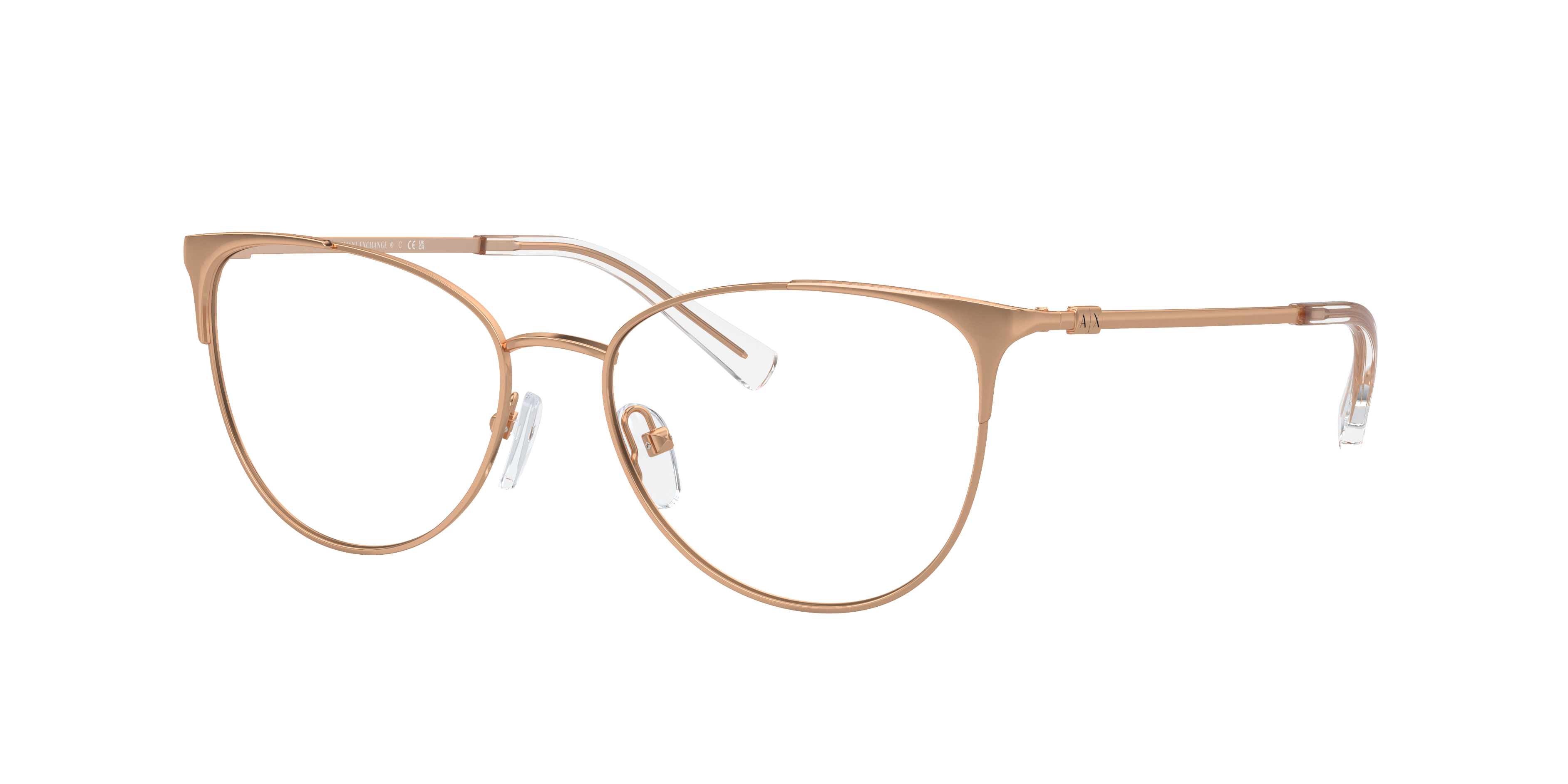 Armani Exchange AX1034 Rose Gold Eyeglasses Free Shipping