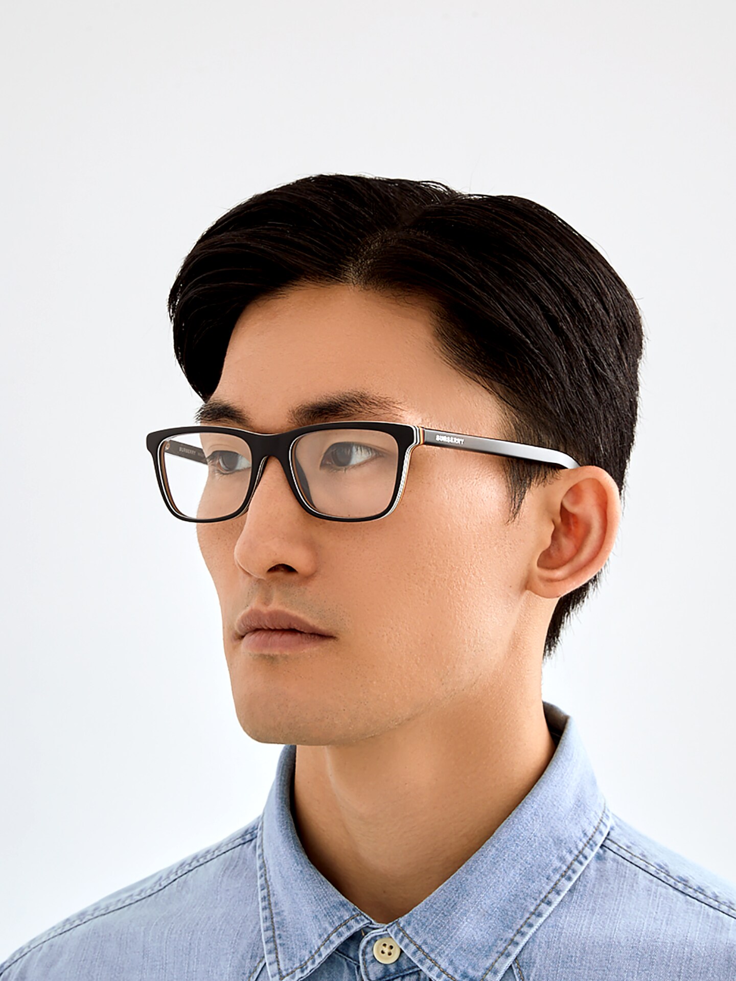 Burberry Check Multilayer Black Eyeglasses ® | Free Shipping