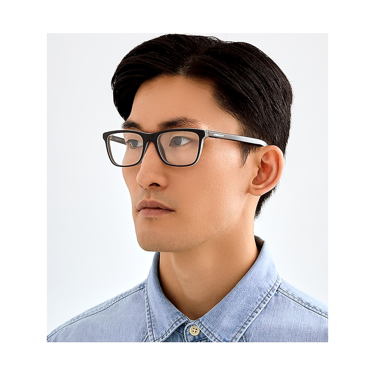 Burberry Check Multilayer Black Eyeglasses ® | Free Shipping