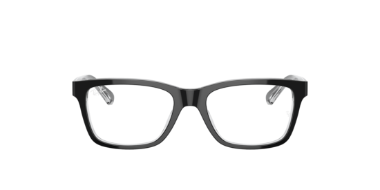 RB1536 Optics Kids Ray-Ban Black On Transparent