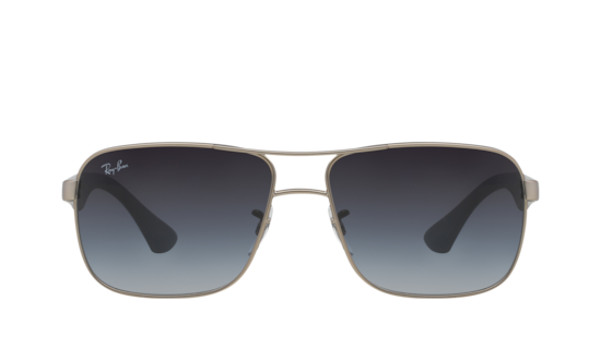 Ray Ban Matte Silver Sunglasses Glasses Free Shipping