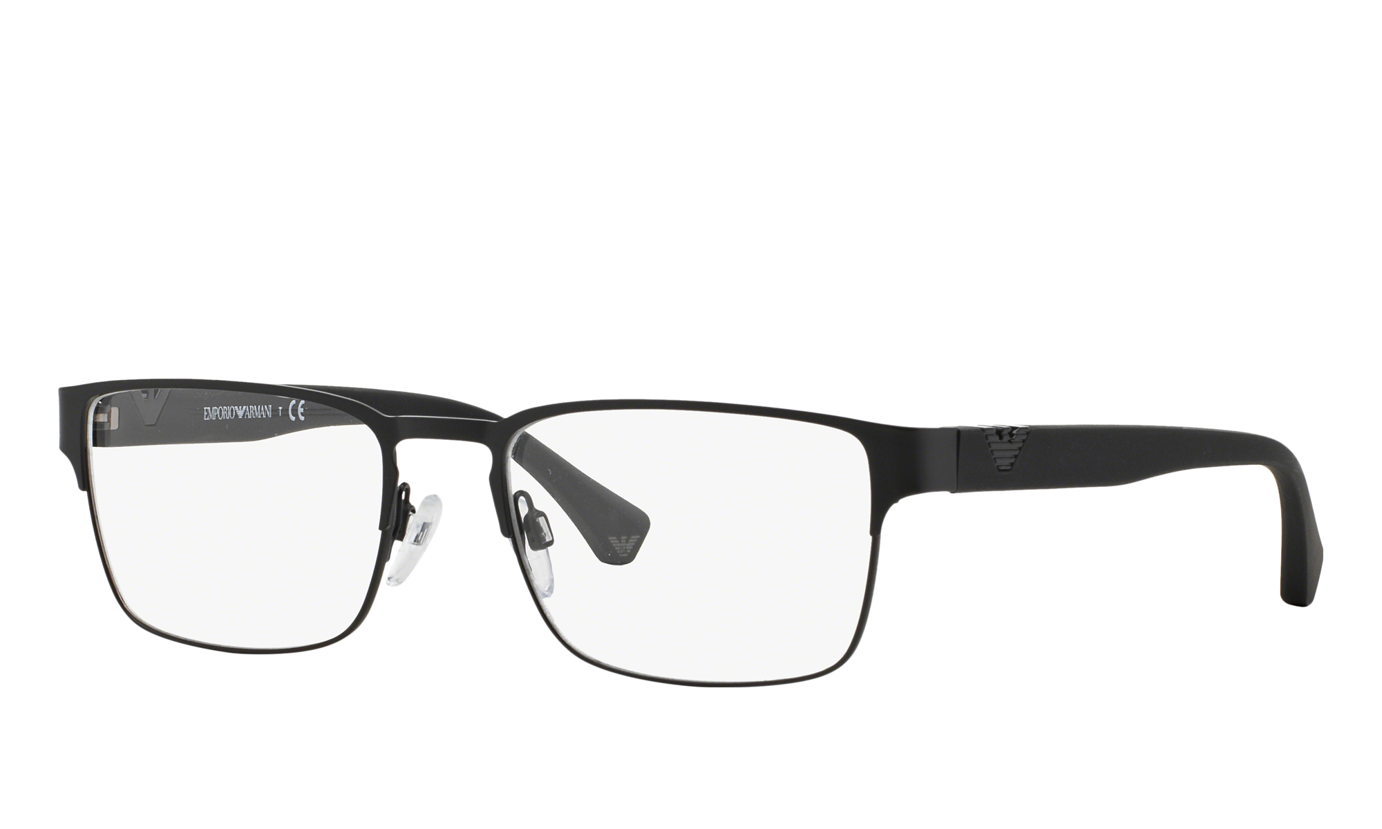 Emporio Armani EA1027 Matte Black Eyeglasses | Glasses.com® | Free Shipping