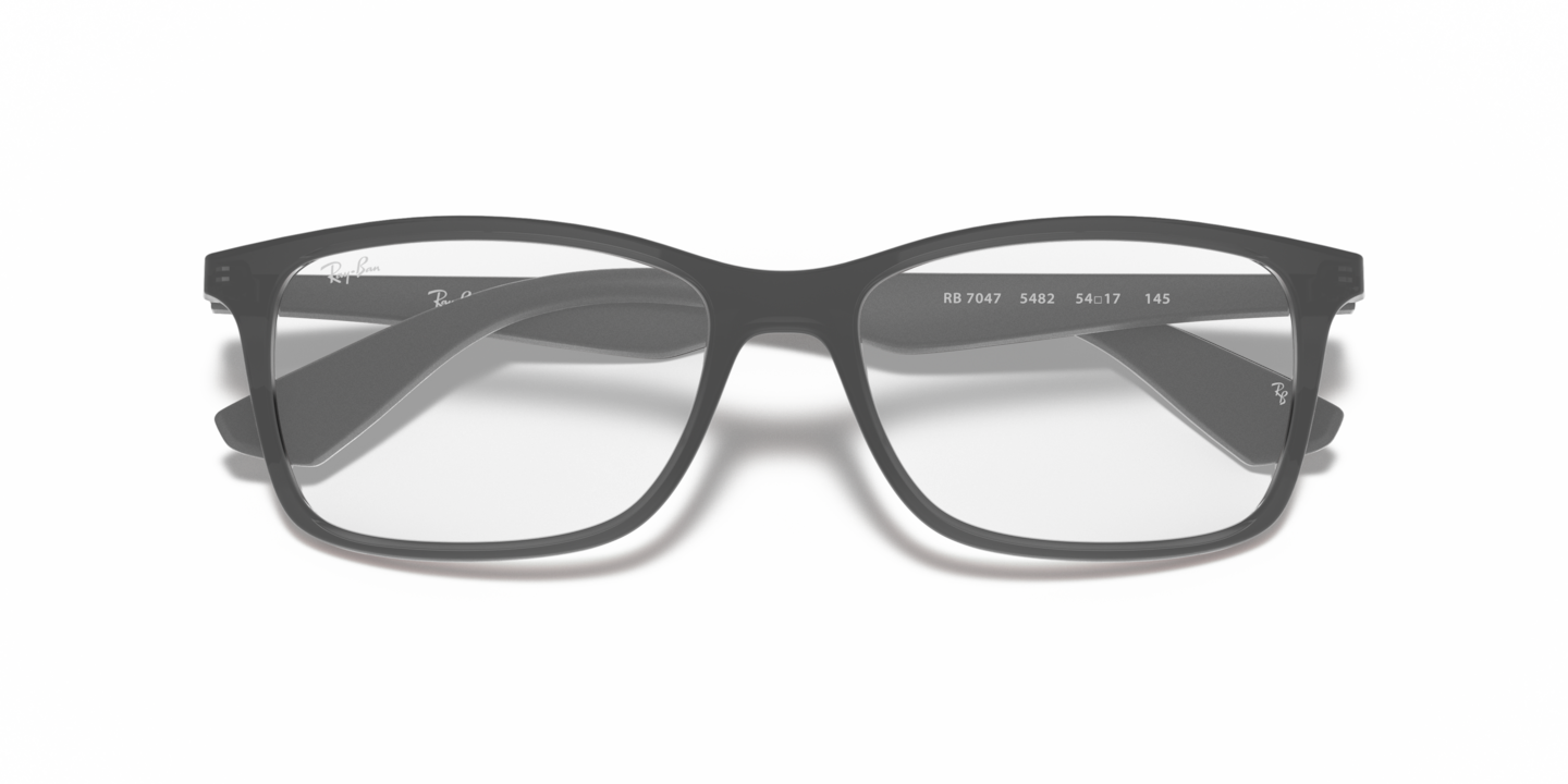 Ray-Ban Transparent Grey Eyeglasses | Glasses.com® | Free Shipping