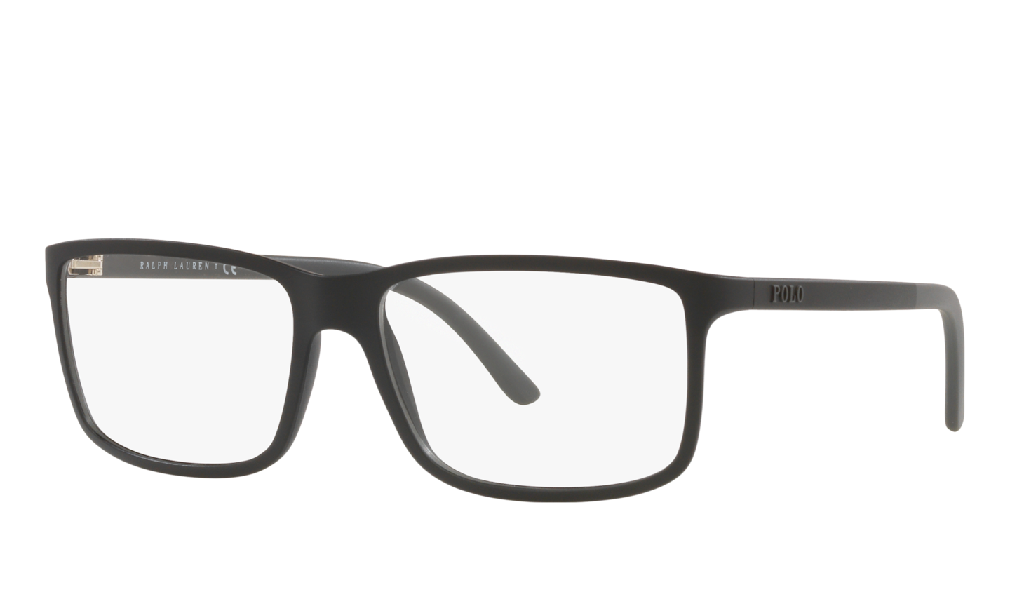 Landbrug maskinskriver sneen Polo Ralph Lauren Matte Black Eyeglasses | Glasses.com® | Free Shipping