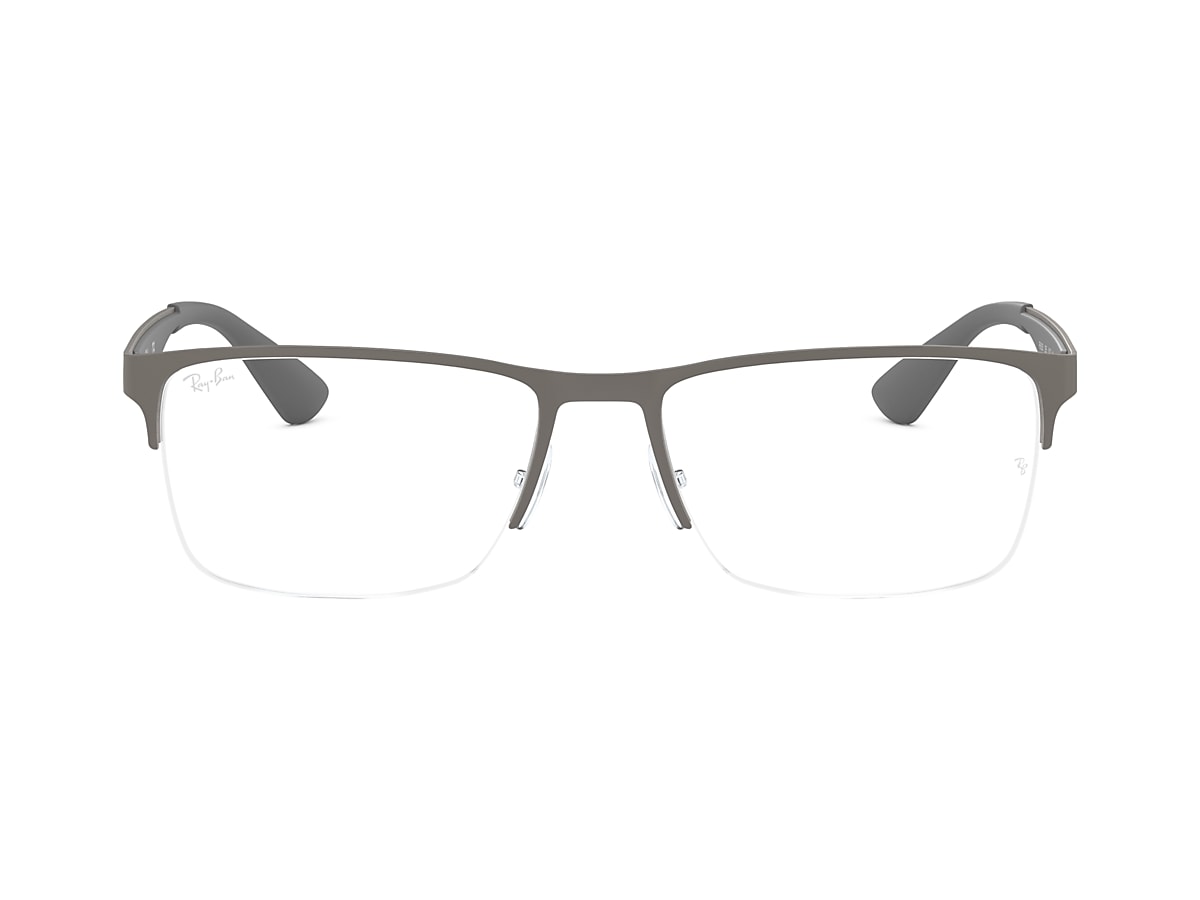vonk Schuine streep kassa Ray-Ban Gunmetal Eyeglasses | Glasses.com® | Free Shipping