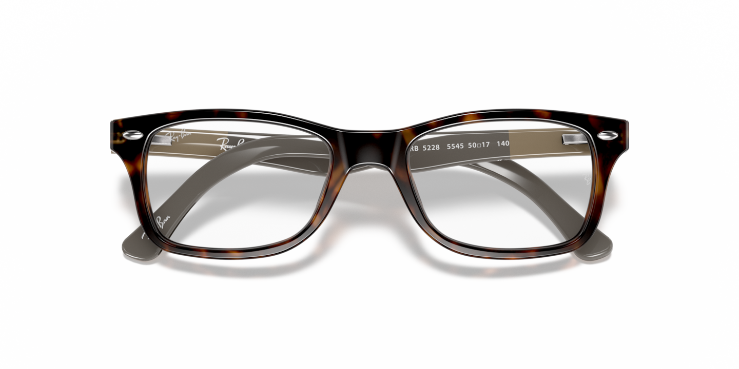 Ray-Ban Havana Eyeglasses | Glasses.com® Free Shipping