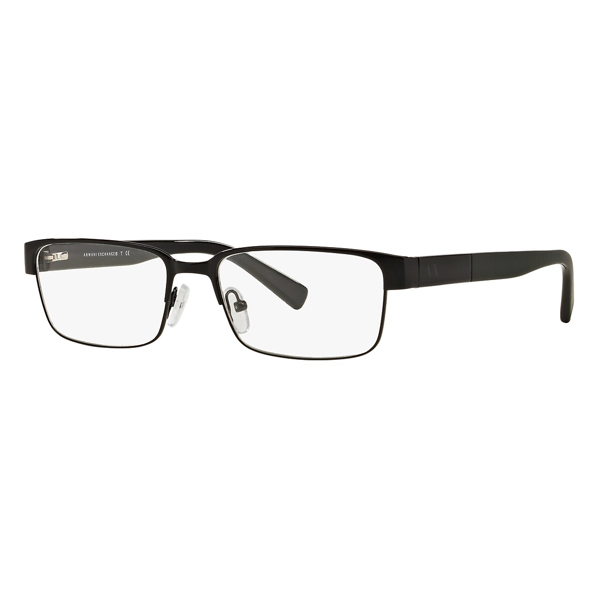 Armani Exchange Shiny Black Eyeglasses Glasses Free Shipping