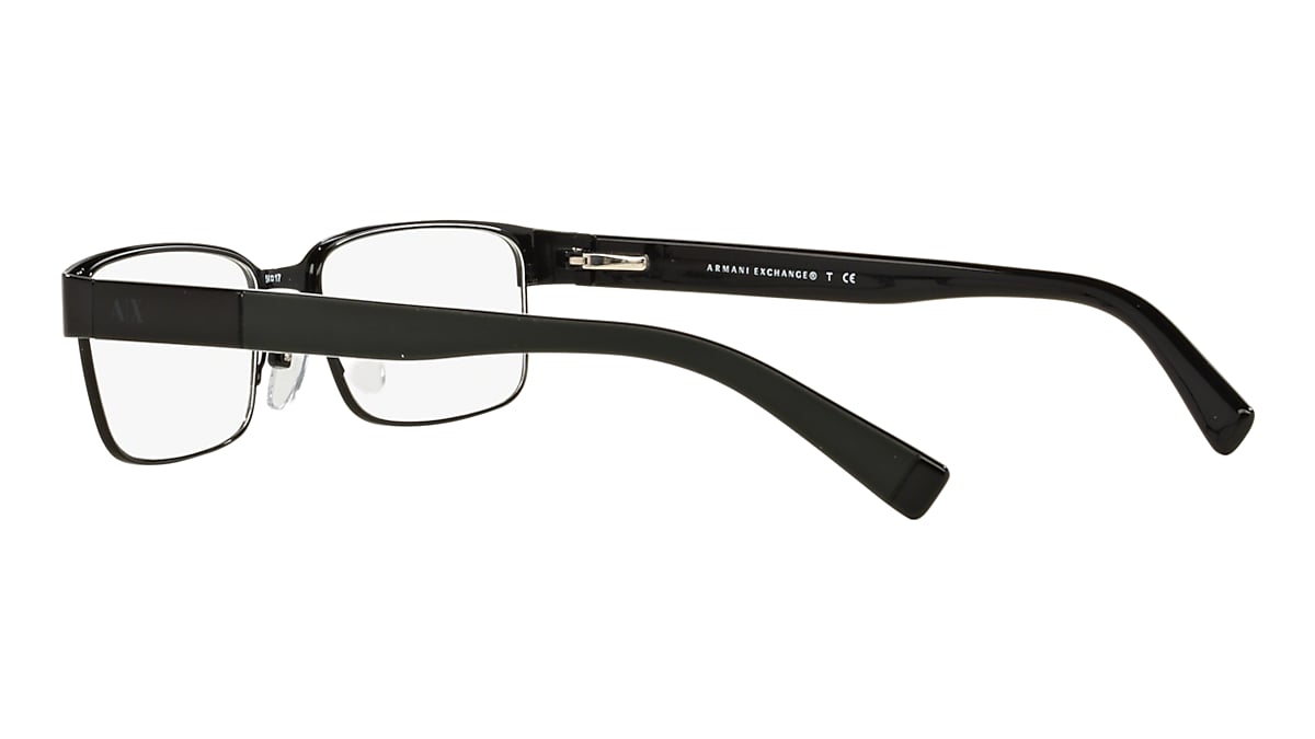 Armani Exchange Shiny Black Eyeglasses Glasses Free Shipping