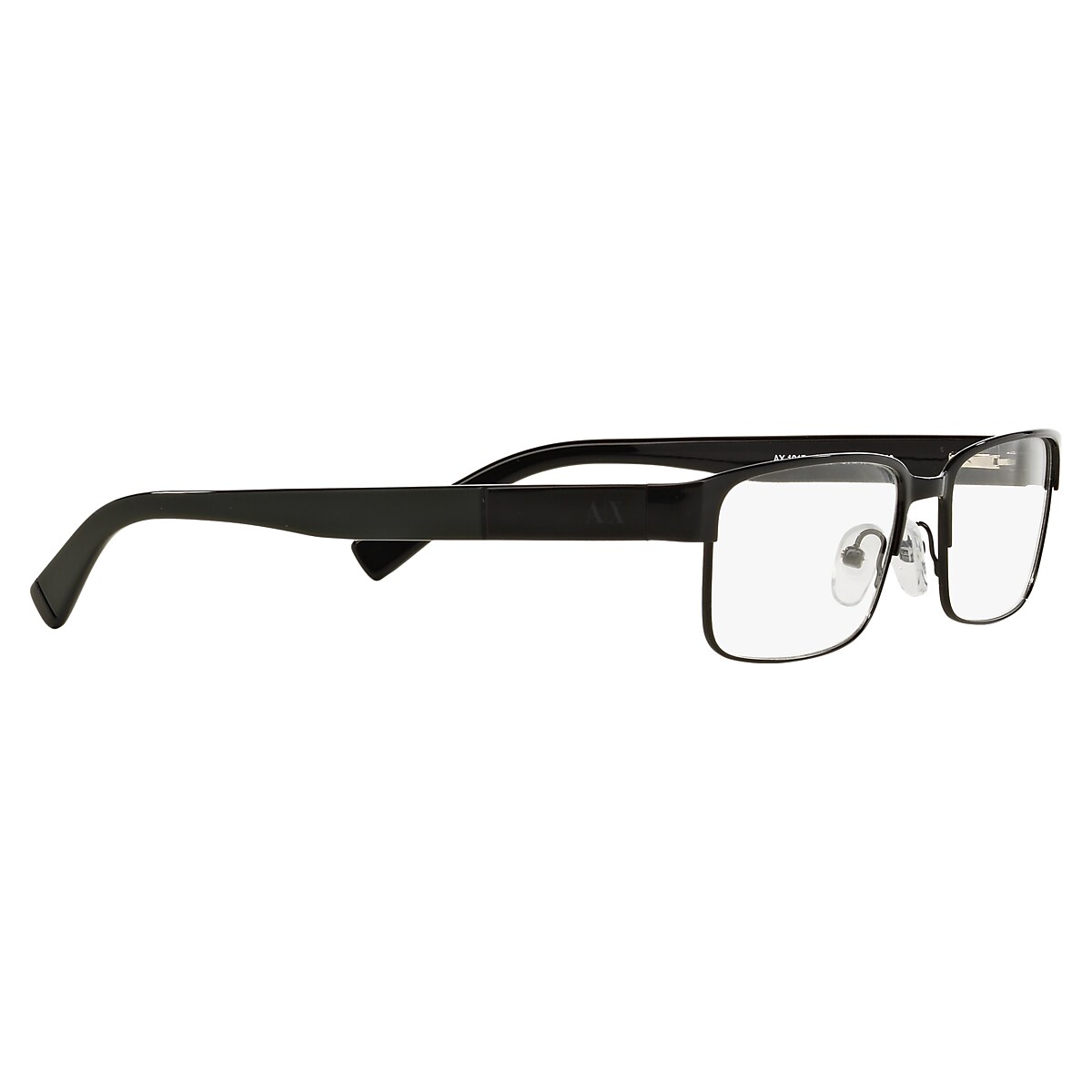 【美品】 ARMA PRO101 Armani Exchange AX1017 Shiny Black Eyeglasses | Includes