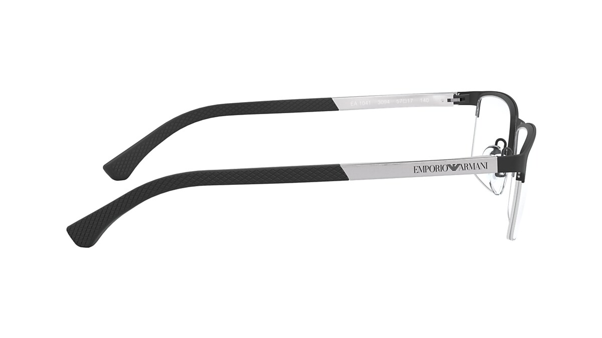 Emporio Armani Rubber Black Eyeglasses | Glasses.com® | Free Shipping