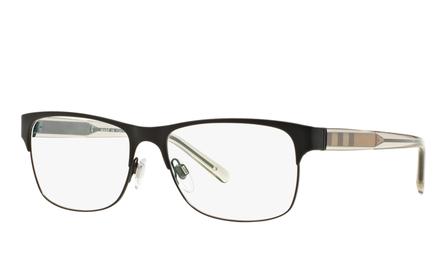 Burberry Matte Black Eyeglasses ® | Free Shipping