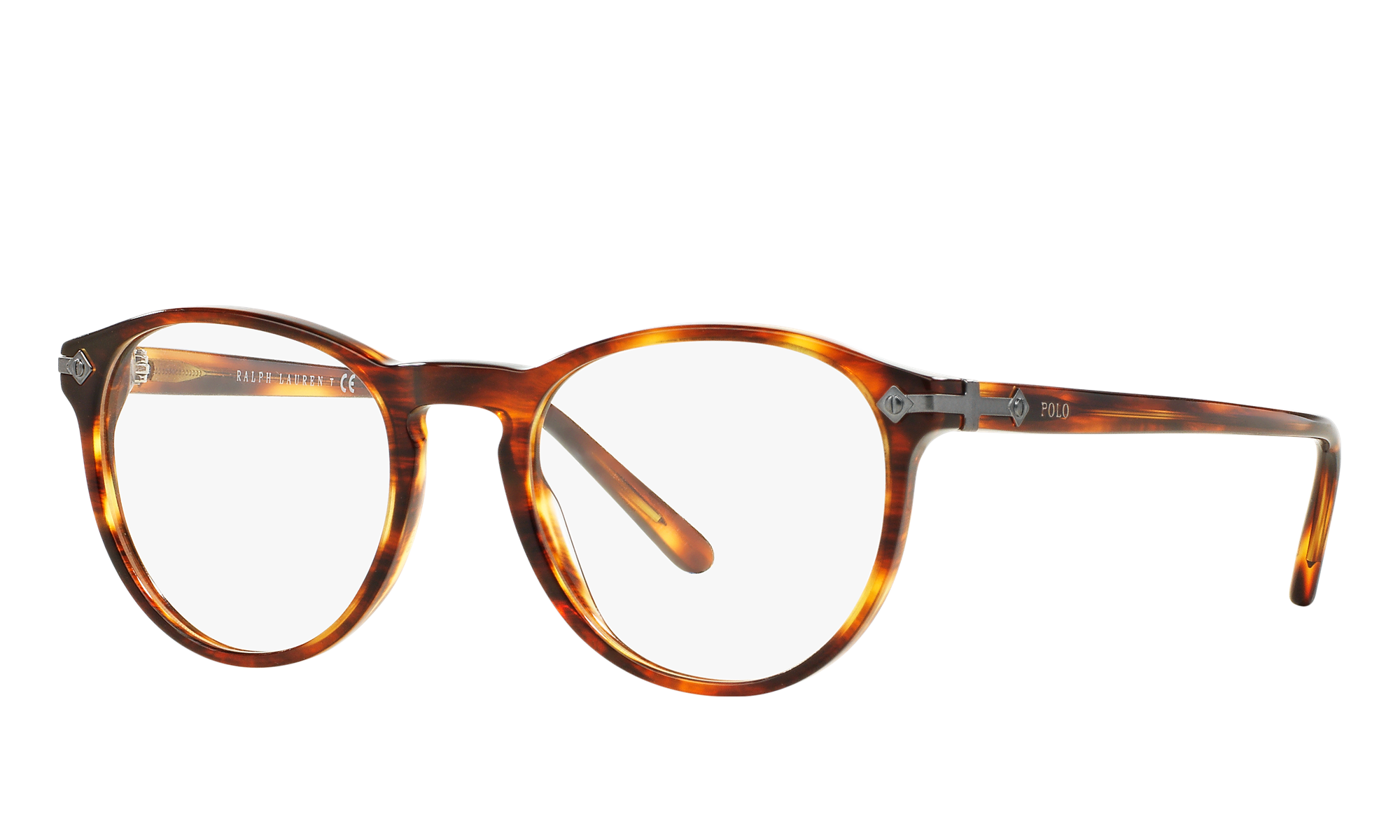 Polo Ralph Lauren PH2150 Shiny Striped Havana Eyeglasses | Glasses.com ...