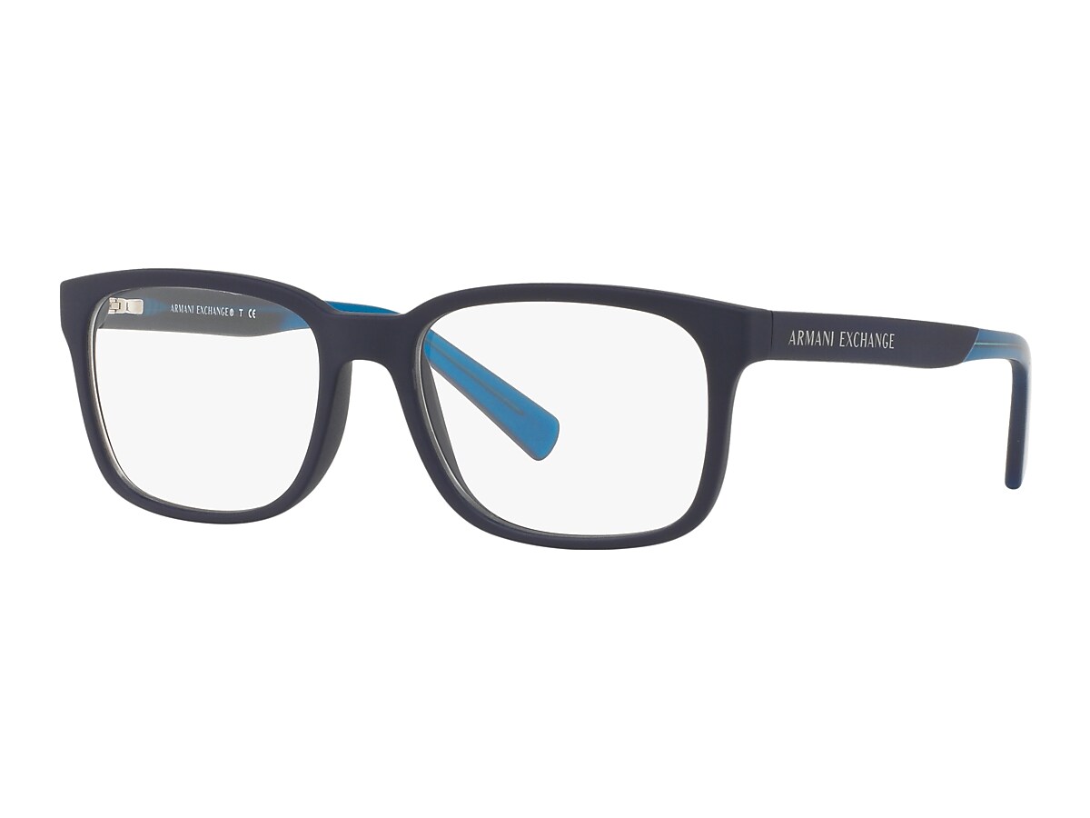 Armani Exchange Matte Blue Eyeglasses ® | Free Shipping