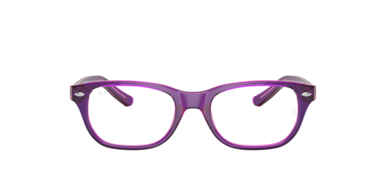 RB1555 Optics Kids Ray-Ban Violet On Fuxia Fluo