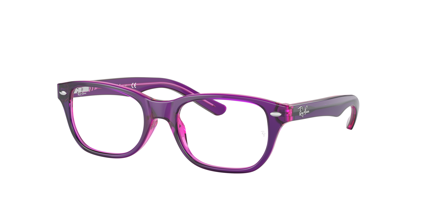 Ray-Ban RB1555 Optics Kids Violet On Fuxia Fluo