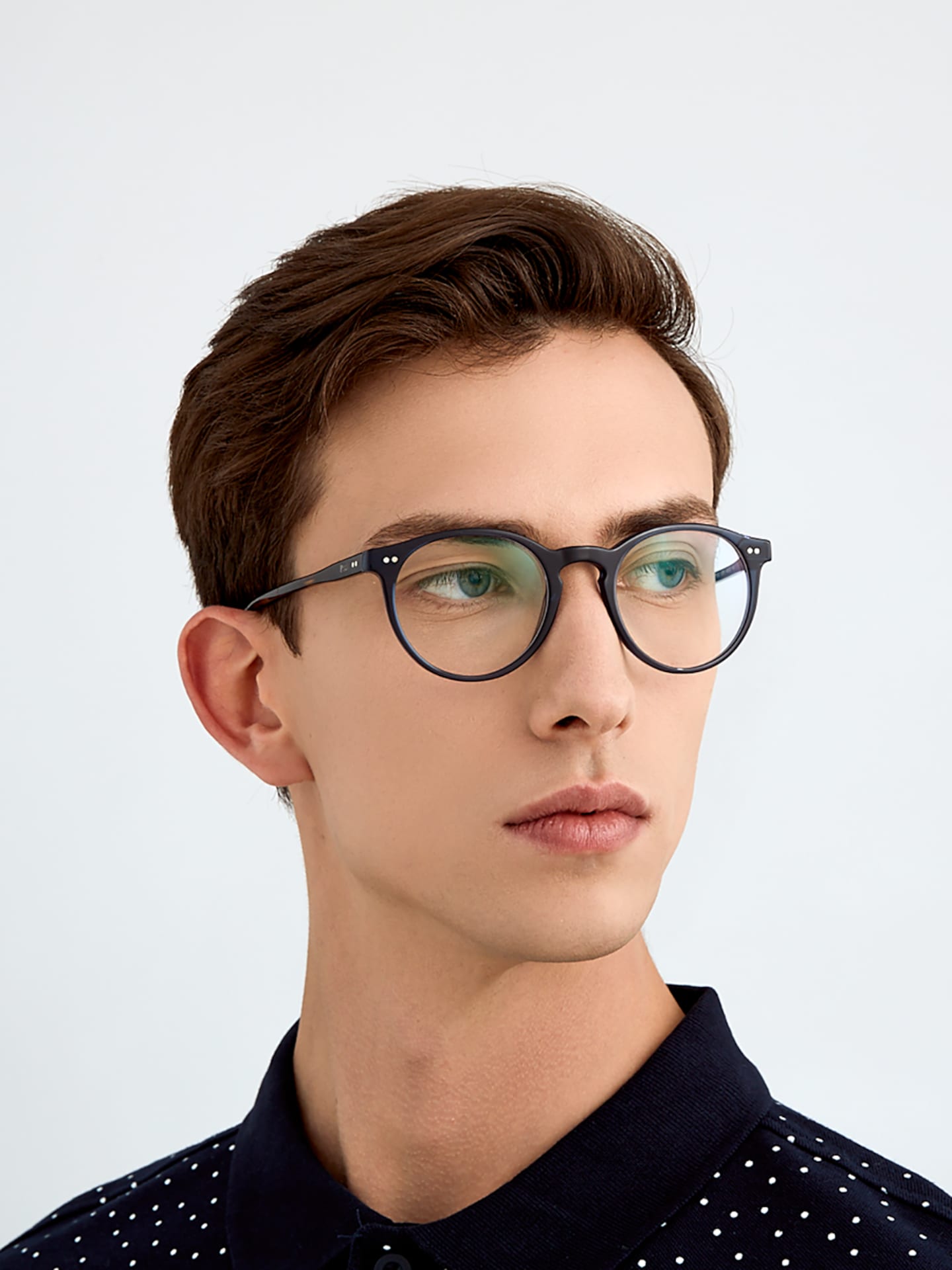 Polo Ralph Lauren Shiny Transparent Blue Eyeglasses ® | Free  Shipping