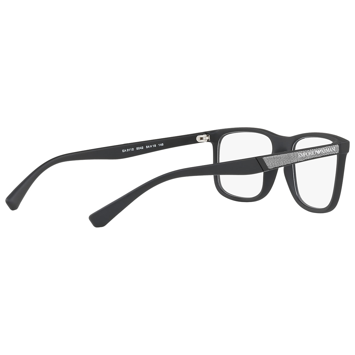 Emporio Armani Matte Black Eyeglasses ® | Free Shipping