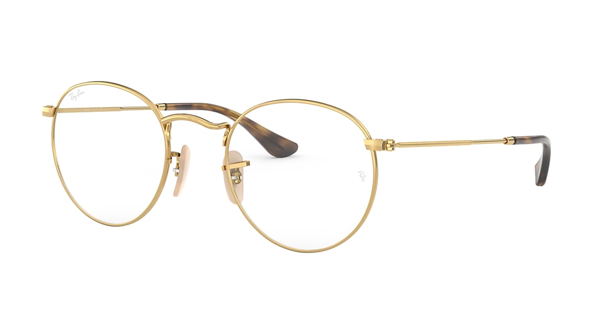 Christendom spiritueel stopcontact Ray-Ban Gold Eyeglasses | Glasses.com® | Free Shipping