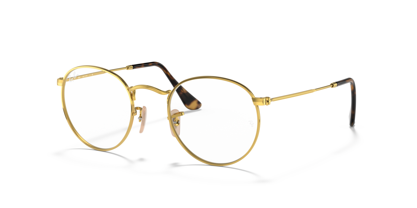 vandaag Eerlijk donderdag Ray-Ban Gold Eyeglasses | Glasses.com® | Free Shipping