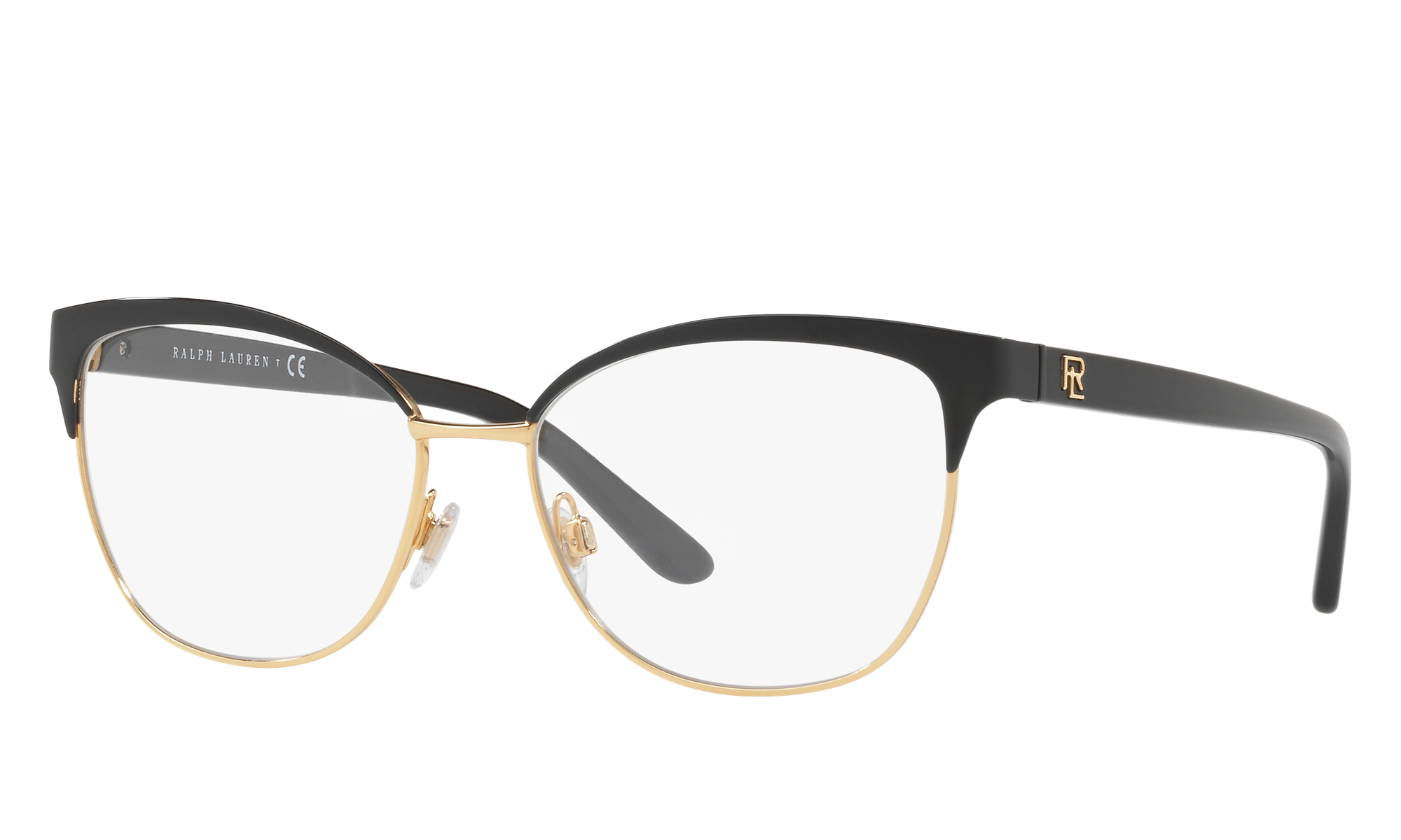 Ralph Lauren RL5099 Shiny Black On Gold Eyeglasses | Glasses.com ...