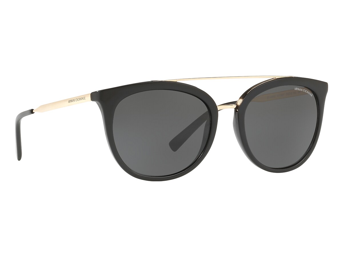 Armani Exchange Shiny Black Sunglasses ® | Free Shipping