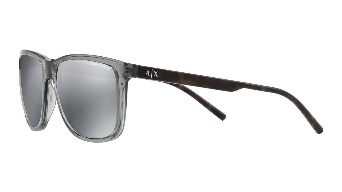 Armani Exchange Shiny Grey Sunglasses ® | Free Shipping