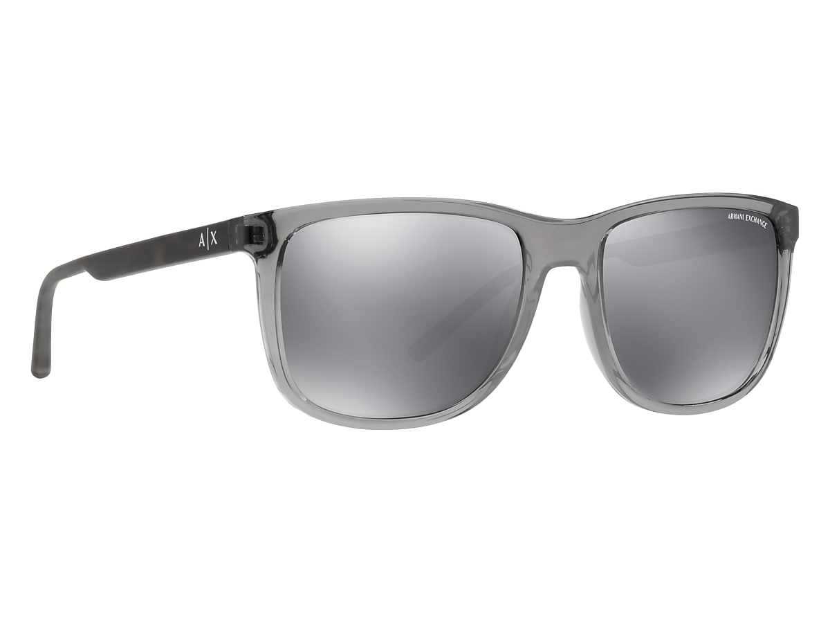 Armani Exchange Shiny Grey Sunglasses ® | Free Shipping