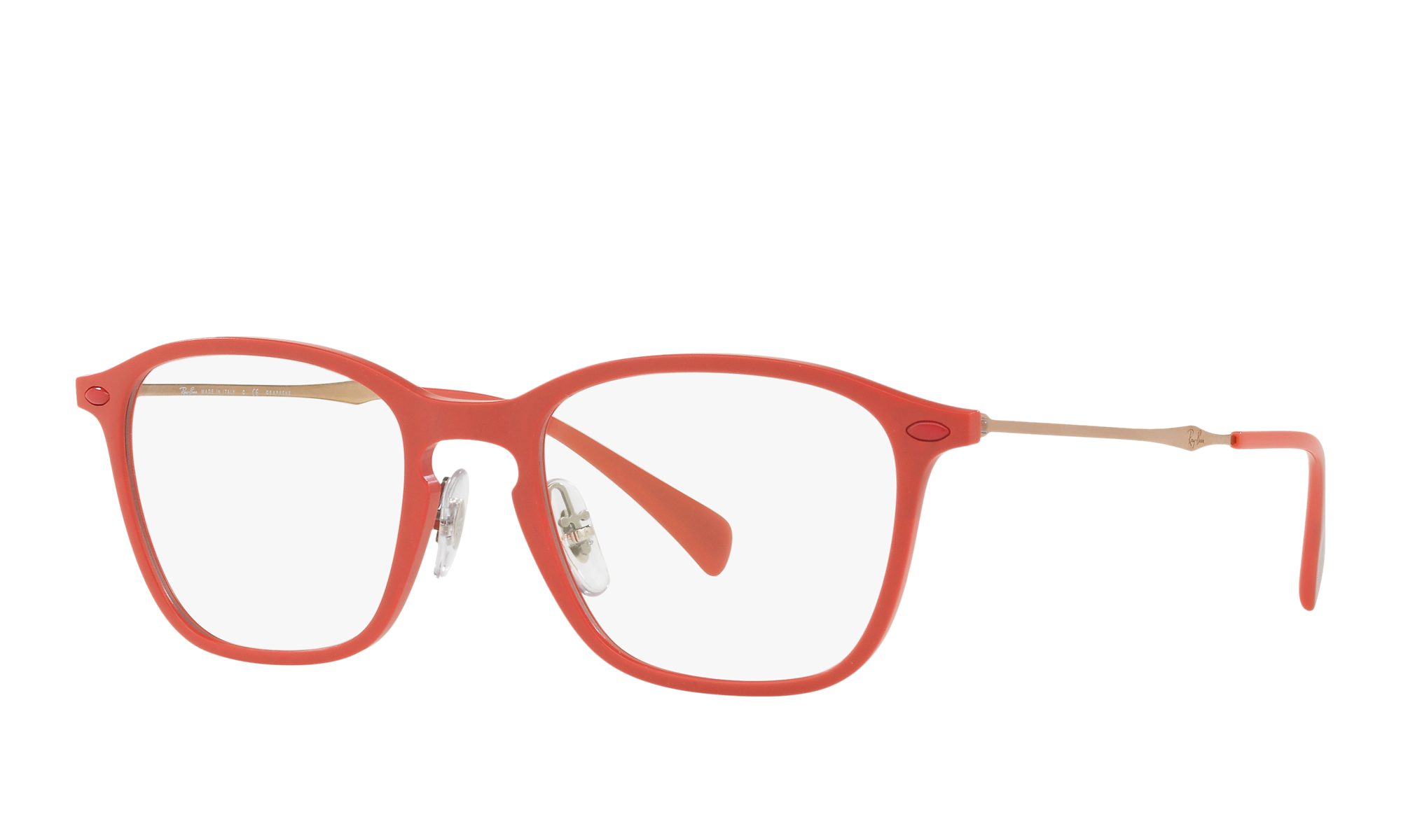RayBan RB8955 Optics Red Eyeglasses Free Shipping