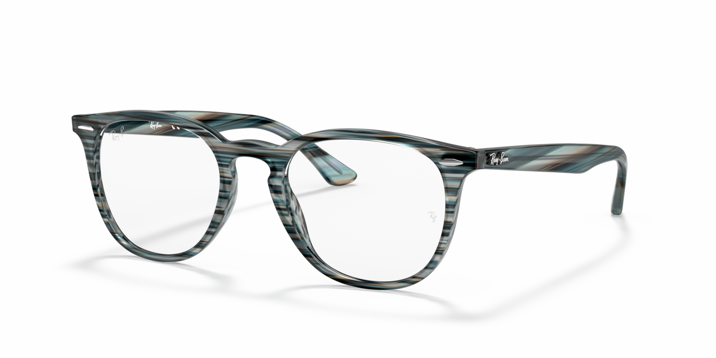 Ray-Ban Striped Blue Grey | Glasses.com® |