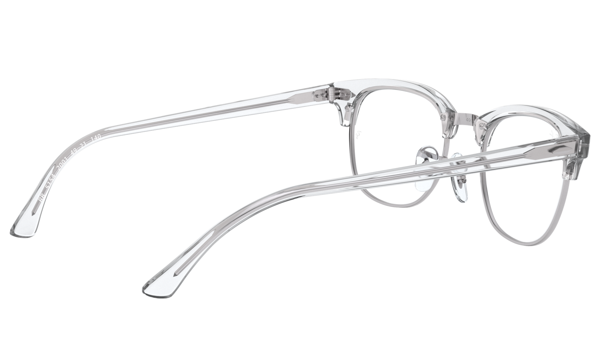 Ray-Ban CLUBMASTER Transparent 