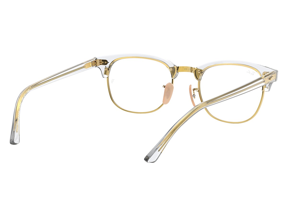 Ray Ban Clubmaster Transparent Eyeglasses Glasses Com Free Shipping Ray Ban Clubmaster Transparent Eyeglasses Glasses Com Free Shipping
