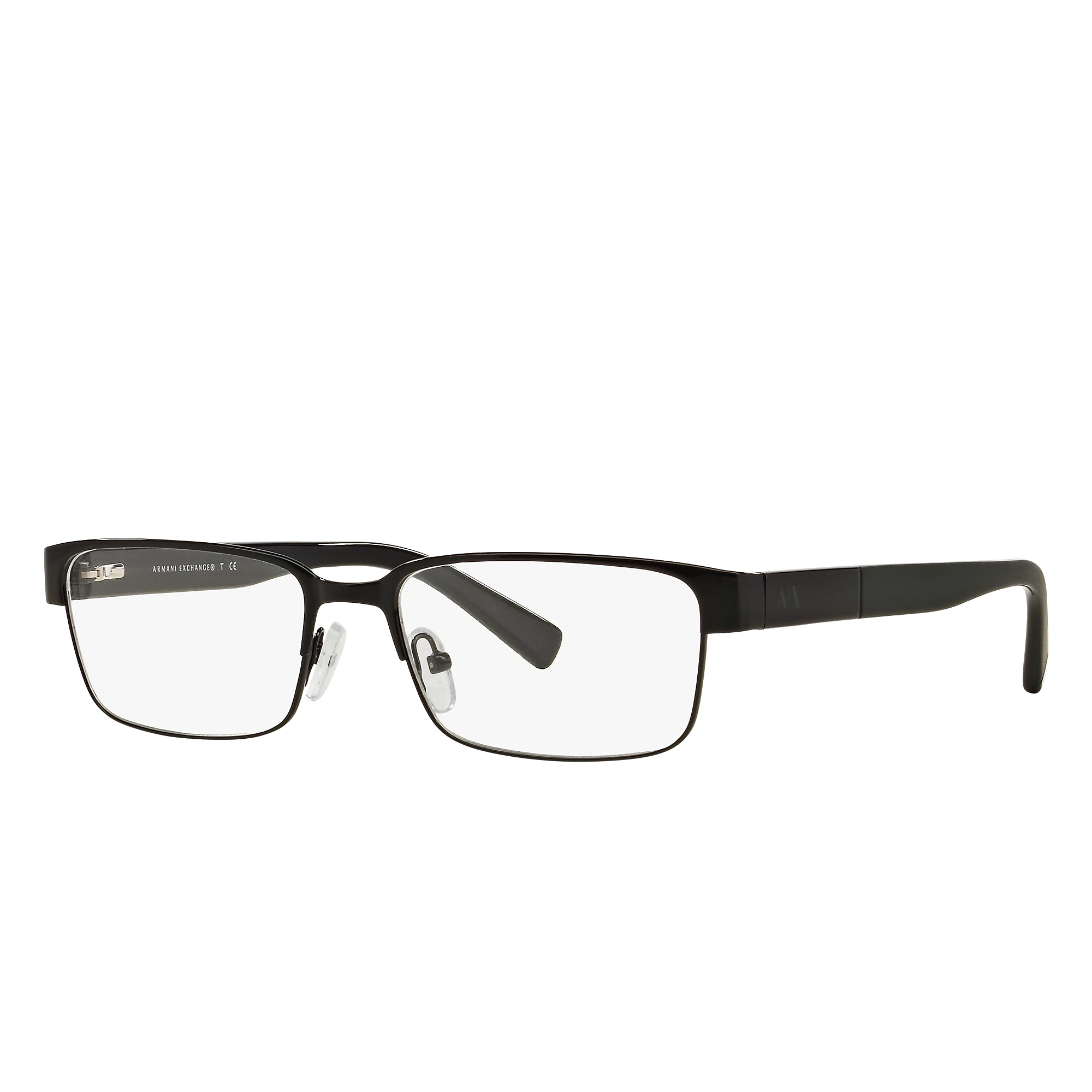 | Black Glasses.com® Armani Free Exchange Eyeglasses Shiny | Shipping